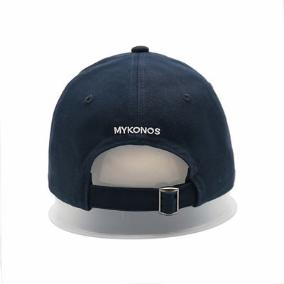 Capuchon de baseball au logo brodé renforcé avec coutures de couleur personnalisées