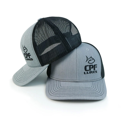 Casquettes de base-ball brodées avec bordures incurvées et bandeau de polyester