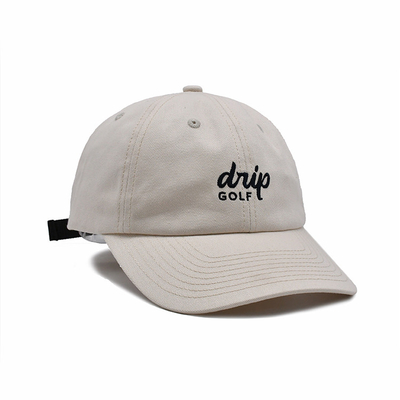 Casquette de base-ball brodée sur mesure avec sangle réglable et boucle métallique