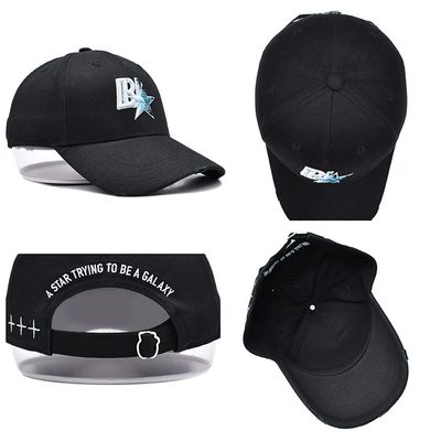 Une casquette de baseball brodée avec une boucle métallique personnalisée peut remplacer votre logo