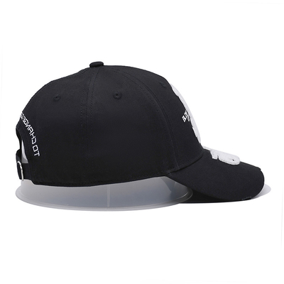 Chapeau de baseball brodé à la serviette avec bord incurvé et boucle métallique personnalisée
