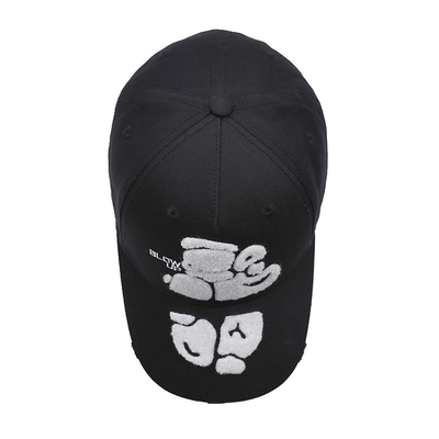 Chapeau de baseball brodé à la serviette avec bord incurvé et boucle métallique personnalisée