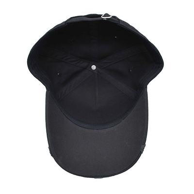 Chapeau de baseball brodé à la serviette avec bord incurvé et boucle métallique personnalisée
