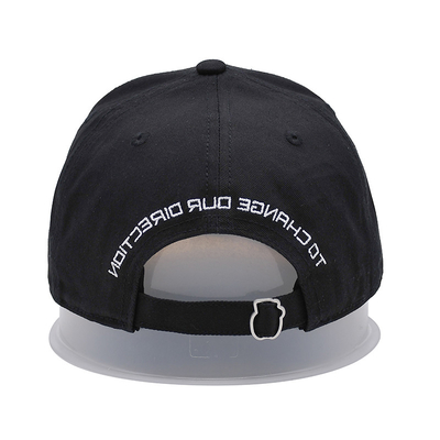 Chapeau de baseball brodé à la serviette avec bord incurvé et boucle métallique personnalisée