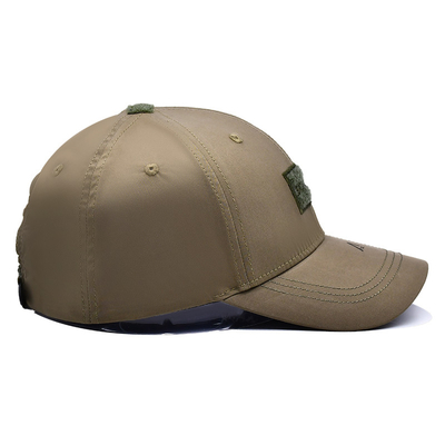 Ceinture de velours réglable 6 panneaux casquette de base-ball avec visière incurvée et 6 yeux
