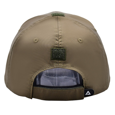 Ceinture de velours réglable 6 panneaux casquette de base-ball avec visière incurvée et 6 yeux