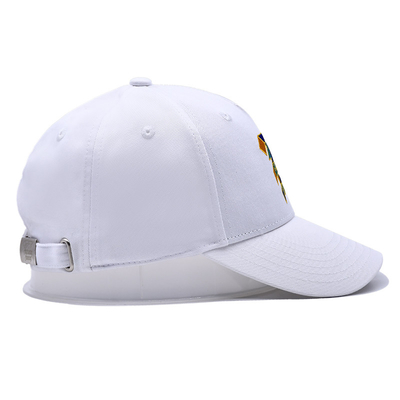 Casquette de baseball à cinq panneaux structurée avec logo brodé