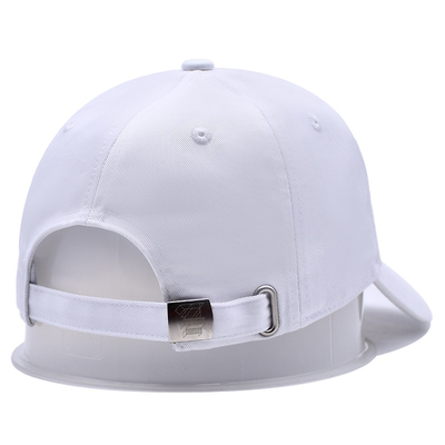 Casquette de baseball à cinq panneaux structurée avec logo brodé