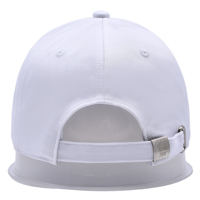 Casquette de baseball à cinq panneaux structurée avec logo brodé