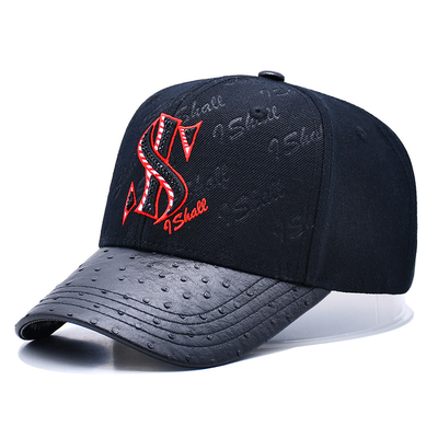 Ceinture réglable et conception structurée 6 panneaux bonnet de baseball pour la personnalisation