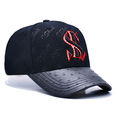 Ceinture réglable et conception structurée 6 panneaux bonnet de baseball pour la personnalisation