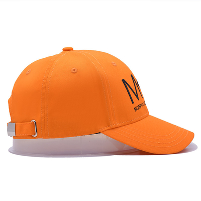 Panneau avant structuré Cap de baseball à six panneaux Tissu en coton avec logo brodé