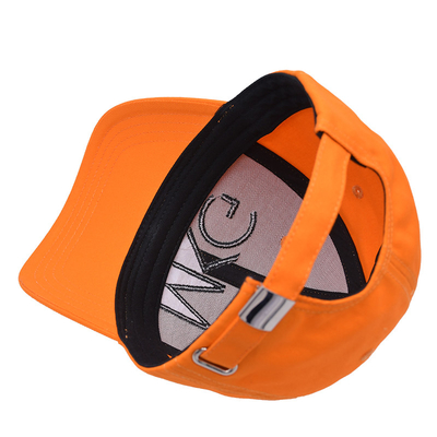 Panneau avant structuré Cap de baseball à six panneaux Tissu en coton avec logo brodé