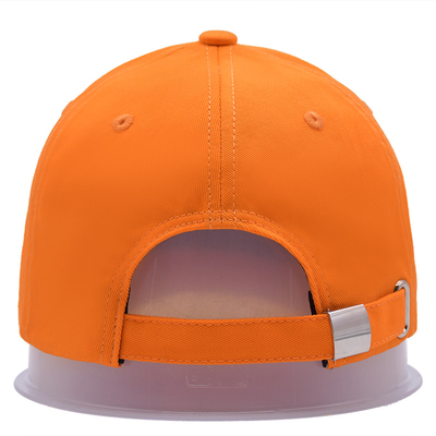 Panneau avant structuré Cap de baseball à six panneaux Tissu en coton avec logo brodé