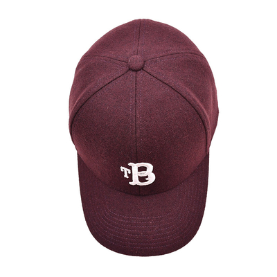 Une casquette de base-ball de 6 panneaux avec fermeture réglable et bande de coton