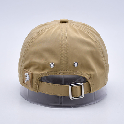 Fabrique de qualité professionnel 6 panneaux fabrication de casquette de baseball avec patch en caoutchouc