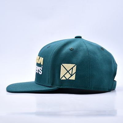 Logo de broderie 3D de qualité élégante 6 panneaux Chapeau Snapback Vente à chaud