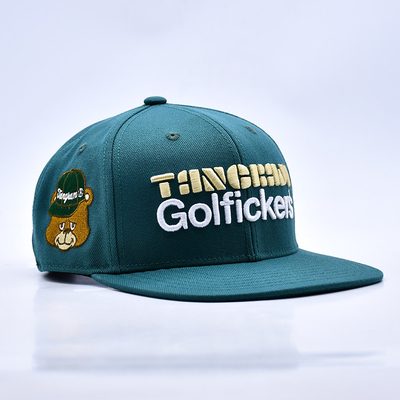 Logo de broderie 3D de qualité élégante 6 panneaux Chapeau Snapback Vente à chaud