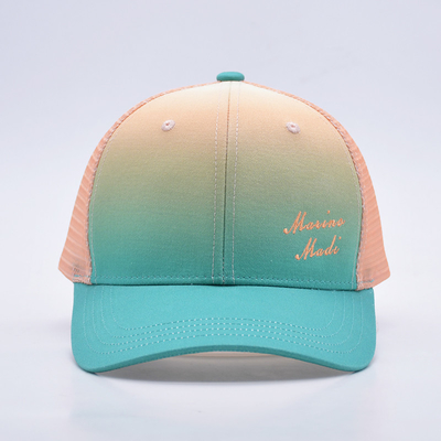 prix d'usine Six Panneau Construit Trucker Baseball Cap Match La couleur du tissu