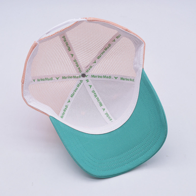 prix d'usine Six Panneau Construit Trucker Baseball Cap Match La couleur du tissu