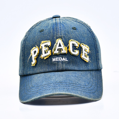 Caps de sport à la mode Papa non structuré Caps de base-ball Logo brodé personnalisé