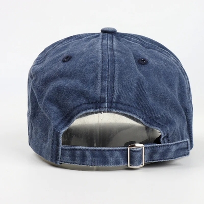 Coupe de base-ball à 6 panneaux avec visor courbé à broderie plate