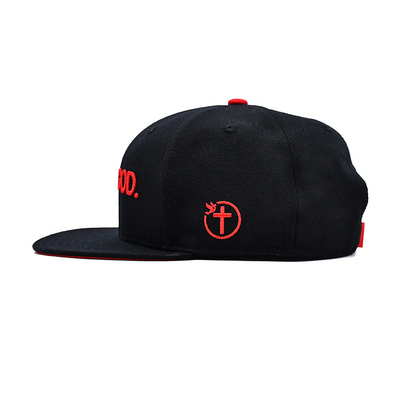 Chapeau Snapback en tailles réglables avec logo broderie 3D et bande intérieure d'impression étiquette tissée