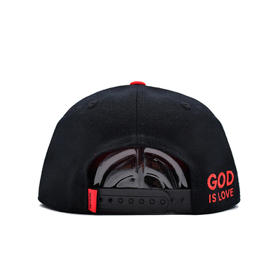 Chapeau Snapback en tailles réglables avec logo broderie 3D et bande intérieure d'impression étiquette tissée
