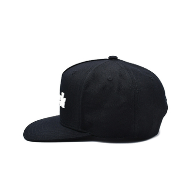 Chapeau en caoutchouc personnalisé à bord plat Unisexe avec logo brodé