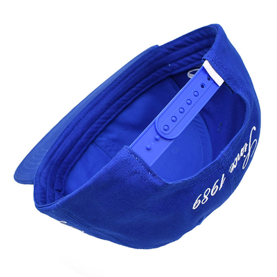 Chapeau à rayures plates respirant avec logo brodé sur mesure
