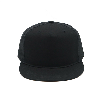 Unisexe personnalisé 5 panneaux Cotton Trucker Cap peut personnaliser votre logo