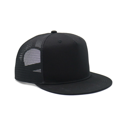 Unisexe personnalisé 5 panneaux Cotton Trucker Cap peut personnaliser votre logo