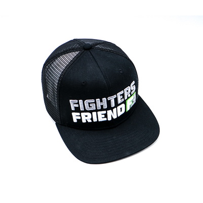 Capuchon de camionneur brodé / Capuchon de camionneur Snapback avec Snapback en plastique et logo personnalisé