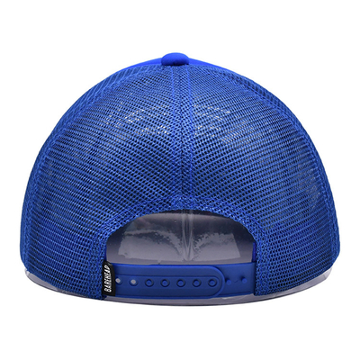 Logo brodé Chapeau de toute saison 6 panneaux Casquettes construites avec visière d'éponge et panneau avant
