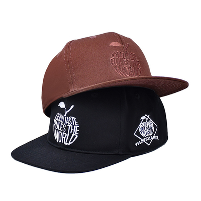 Logo de broderie personnalisé avec le dos fermé Casquettes à rayures de haute qualité Chapeaux sport 6 panneaux