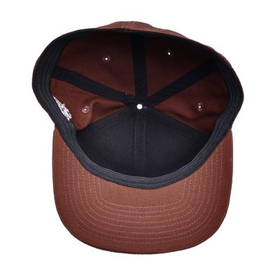 Logo de broderie personnalisé avec le dos fermé Casquettes à rayures de haute qualité Chapeaux sport 6 panneaux