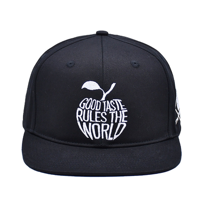 Logo de broderie personnalisé avec le dos fermé Casquettes à rayures de haute qualité Chapeaux sport 6 panneaux