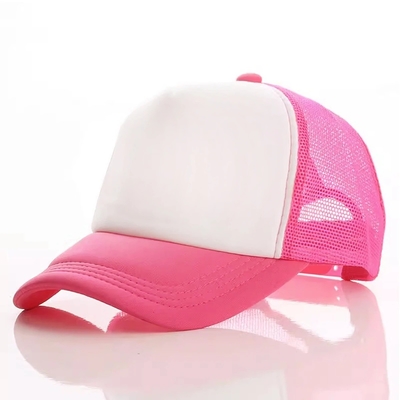 Capuchon de camionneur en mousse personnalisé avec couronne de profil Unisexe 5 panneaux