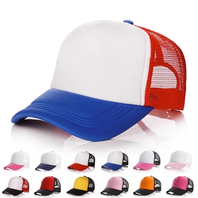 Capuchon de camionneur en mousse personnalisé avec couronne de profil Unisexe 5 panneaux