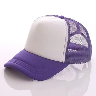 Capuchon de camionneur en mousse personnalisé avec couronne de profil Unisexe 5 panneaux