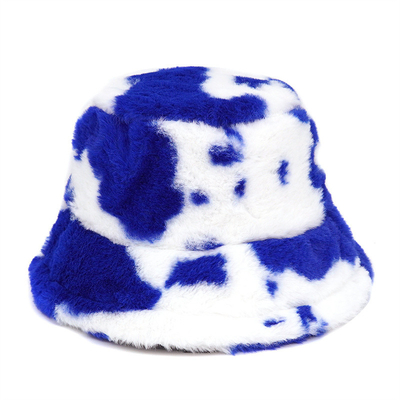 Femmes en plein air, hiver chaud, faux fourrure, chapeau en bouteille, moelleux, velours, fourrure, chapeaux de pêcheur, fille, mode Panama.