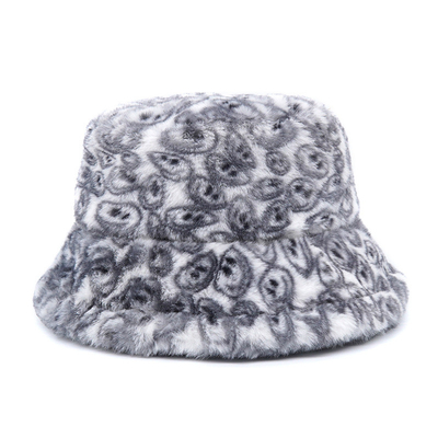 Outdoor Leisure Pêcheur Chapeau à large bord Chapeau à seau étanche à l'hiver Femmes fourrure Chapeau à seau en vrac
