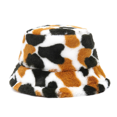 Outdoor Leisure Pêcheur Chapeau à large bord Chapeau à seau étanche à l'hiver Femmes fourrure Chapeau à seau en vrac
