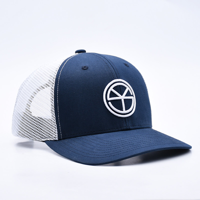 BSCI Oem Logo personnalisé brodé Richardson Trucker Hat Mesh Snap Back Gorras 6 Panneau Trucker Cap