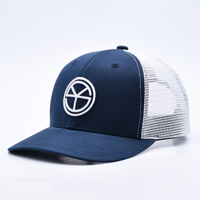 BSCI Oem Logo personnalisé brodé Richardson Trucker Hat Mesh Snap Back Gorras 6 Panneau Trucker Cap