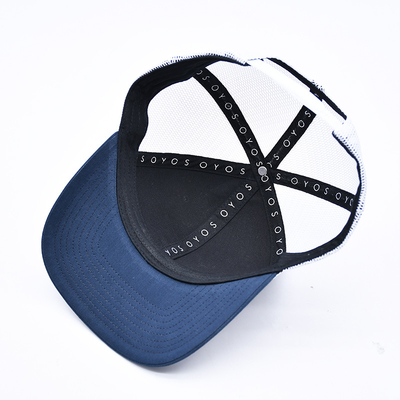 BSCI Oem Logo personnalisé brodé Richardson Trucker Hat Mesh Snap Back Gorras 6 Panneau Trucker Cap