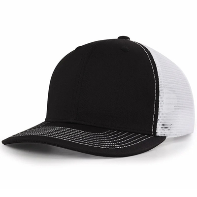 Chapeau à mailles pré-courbées en coton, en plastique