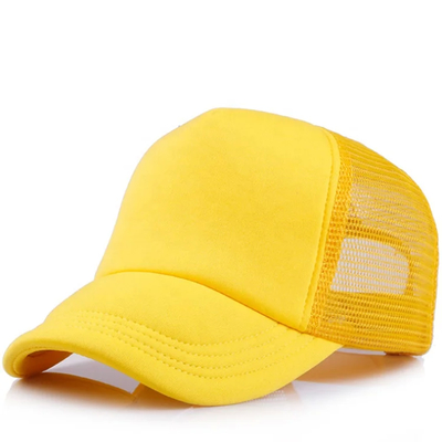 Fabrique de chapeaux OEM en gros de haute qualité 5 panneaux enfants casquette de base-ball personnalisé chapeaux de base-ball en PVC transparent bord enfant