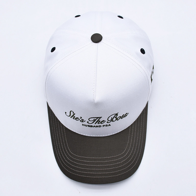 Unisexe deux couleurs bonnet de base-ball bonnet personnalisé gorras brodé logo snapback sports bonnet de base-ball pour homme