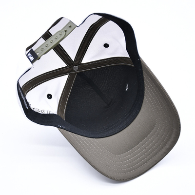 Unisexe deux couleurs bonnet de base-ball bonnet personnalisé gorras brodé logo snapback sports bonnet de base-ball pour homme